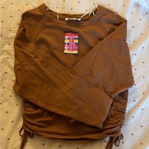 brown sweater